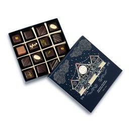 Piccola Christmas Gingerbread Caja de Bombones - Azul