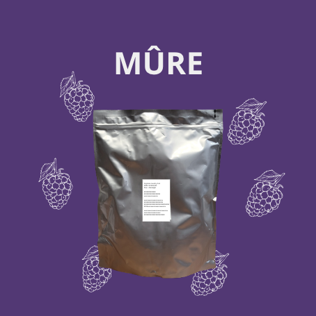 Mûres Biologiques lyophilisées VRAC - 1 kg
