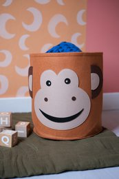 Storage Basket Children's Room - Monkey