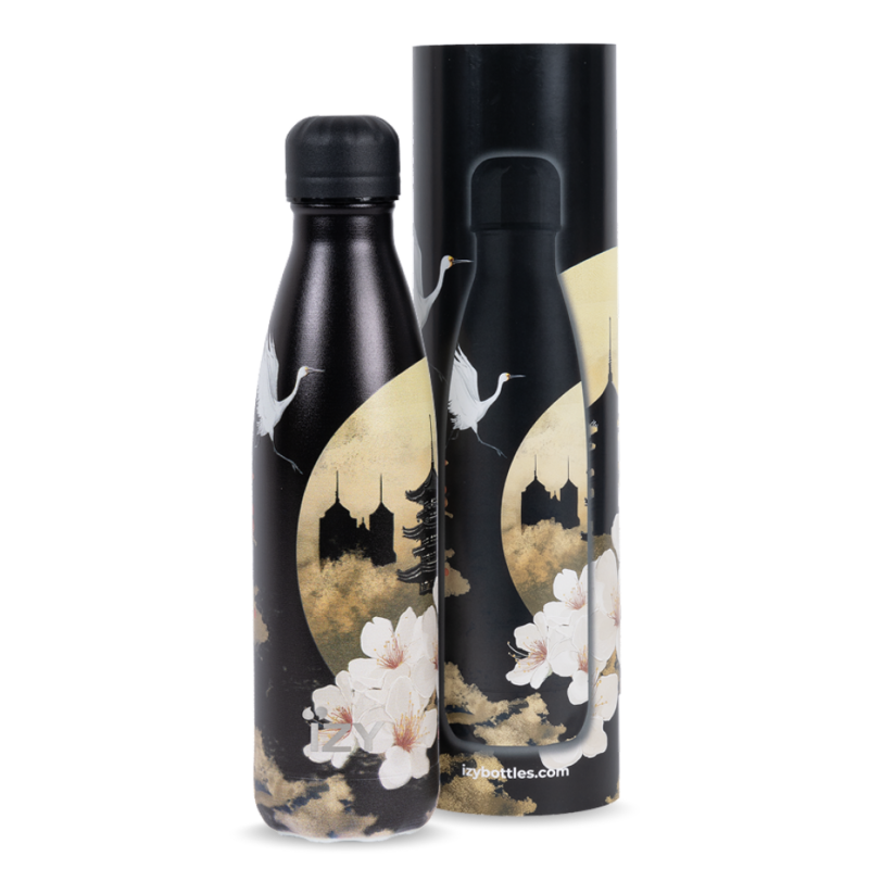 IZY Thermos Bottle - Golden Blossom - 500Ml To-Go Insulated Water Bottles