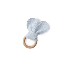 SET DOUDOU + BANDANA + Bijtring - MOD. OSO - BLAUW/GRIJS