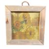 wooden tile old dutch v gogh sunflower
