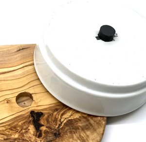 Replacement feeding bowl (0.9 l) for RUSTY and RUSTY PLUS and ROCKY made of porcelain for dogs and cats
