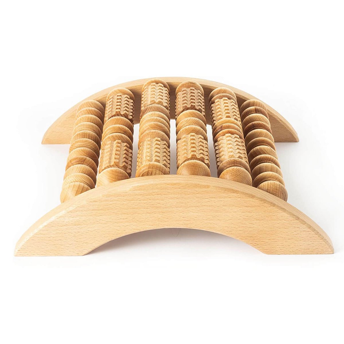 Masajeador de pies de madera Rodillo de masaje 29 x 24,5 cm