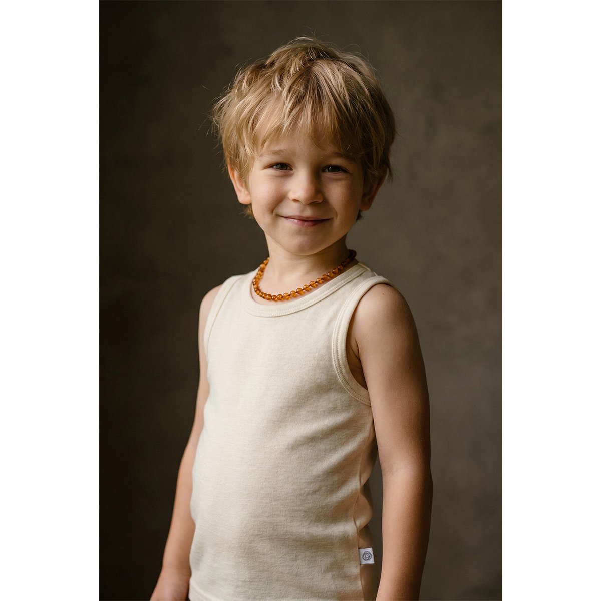 Wollen Kinderhemd - Merinowol - Naturel