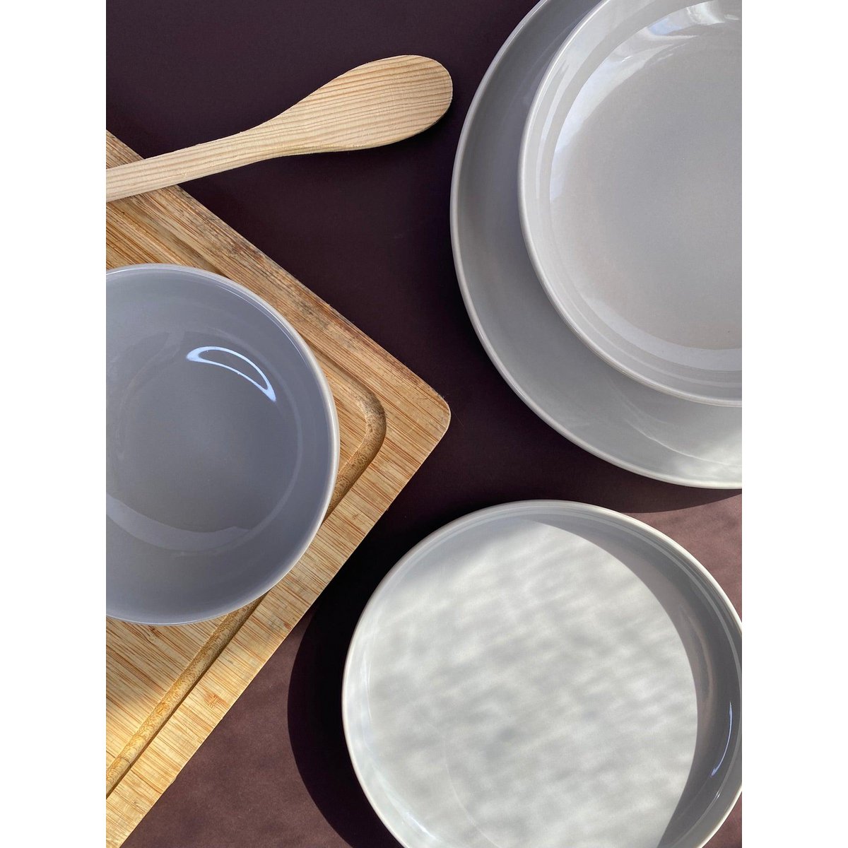 Elements Silver Sand Dessert Plate
