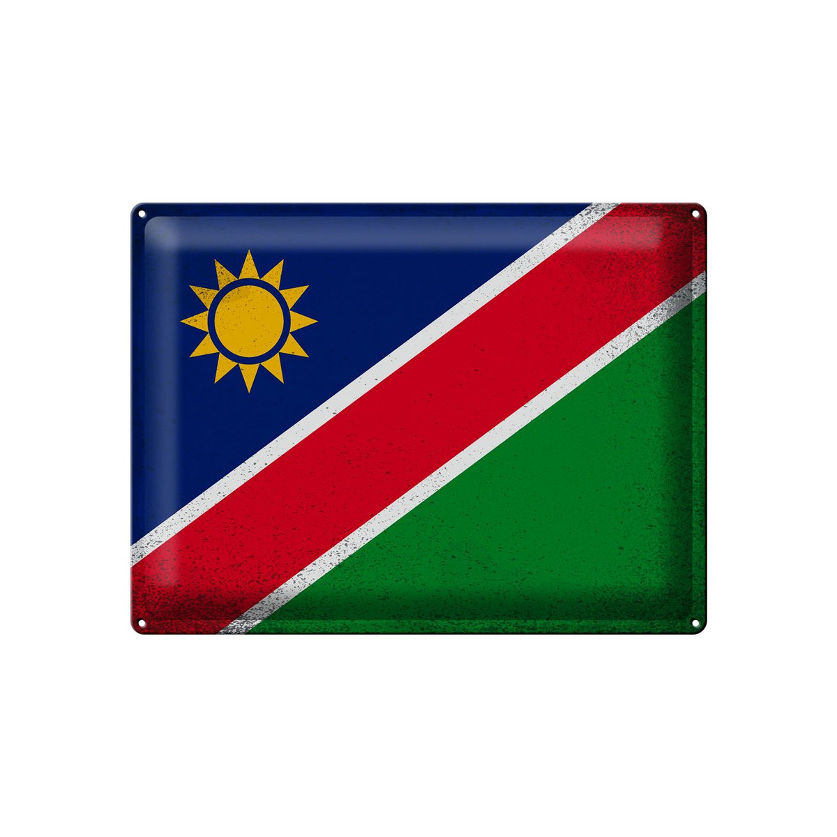 Tin Sign Flag Namibia 40x30cm Flag of Namibia Vintage