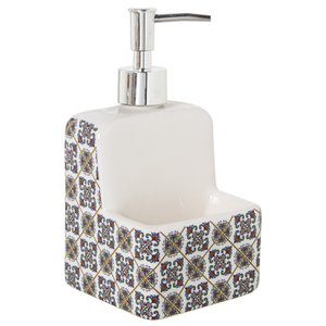 CERAMIC SCRUBBER DISPENSER _11X10X19CM CU1167