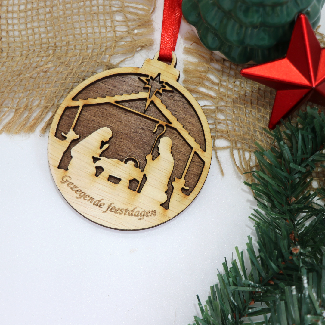 Pendentifs de Noël / Décorations de Noël style5 - Lot de 6