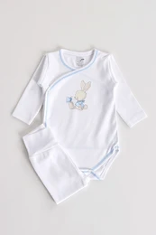 Bunny & Butterfly Coton Codèle à latéraux ouverts avec collants 0710S