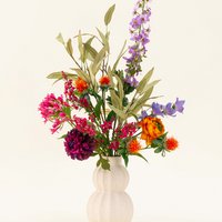 Silk artificial flower bouquet Colorful Svenski