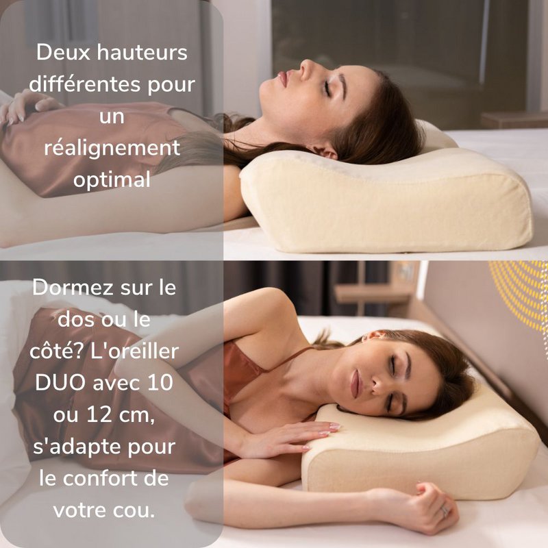 Ergonomisk cervikalpude | Premium duo