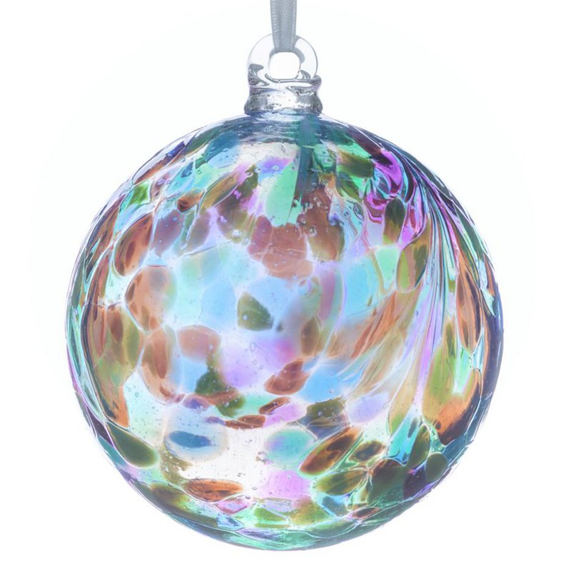 Boule de l'Amitié 10cm - Plume - Paon