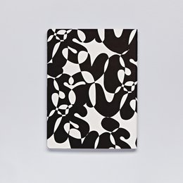 Vis-à-Vis - Graphique L | Carnet A5+ | Journal pointillé | Points de 3,5 mm | 256 pages numérotées | Papier Premium 120g | cuir recyclé | produit de manière durable en Allemagne
