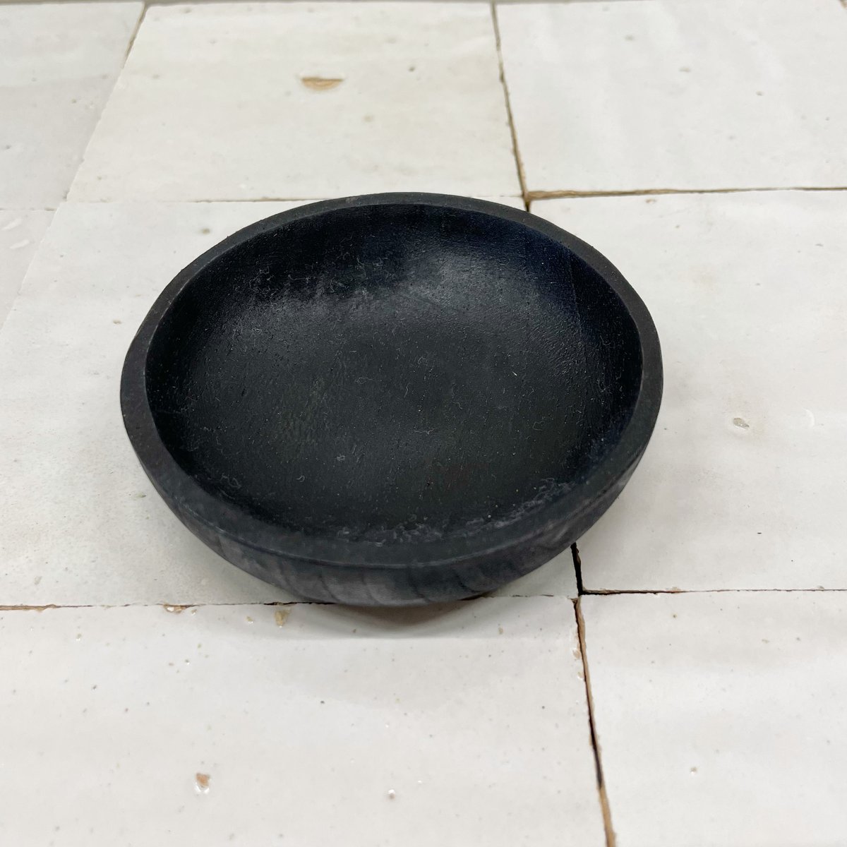 Schüssel Teak Schwarz 8cm