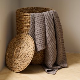 Badetuch | Waffelbaumwolle Bambus XL umweltfreundlich | 90x150cm