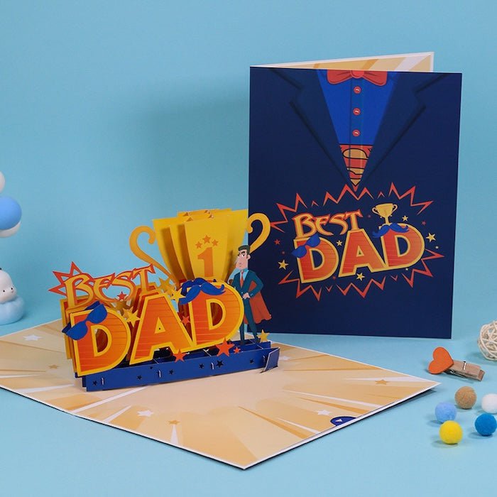 Champion Dad 3D Father's Day Card