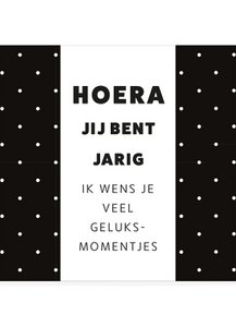 CHOCOLADEWENS • HOERA JIJ BENT JARIG