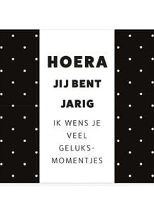 CHOCOLADEWENS • HOERA JIJ BENT JARIG