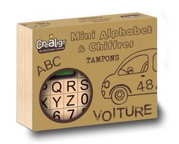 Mini znaczki alfabetu