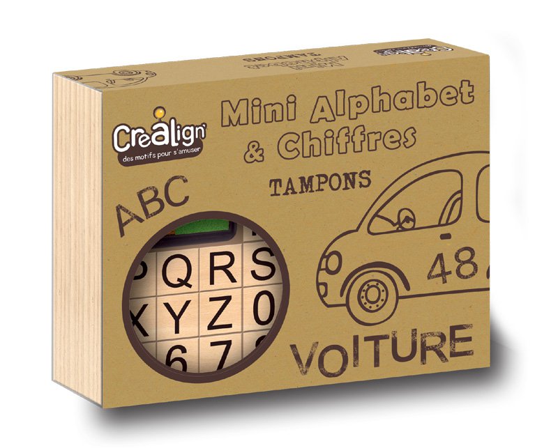 Mini znaczki alfabetu
