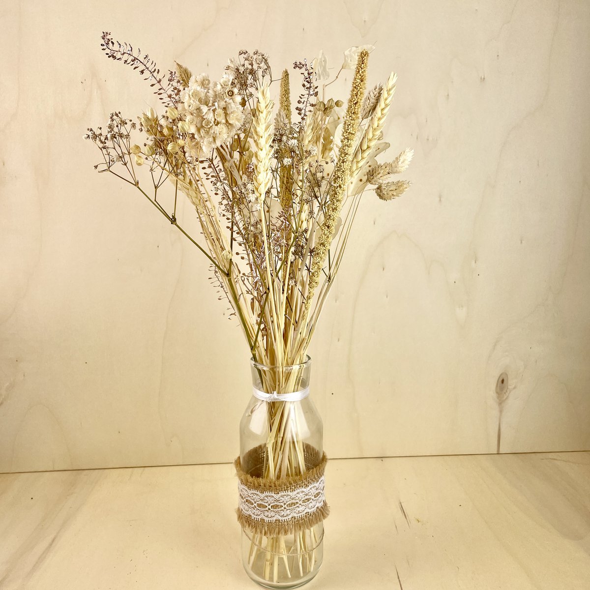 Bukiety BLOOMY Suszone kwiaty Beżowy