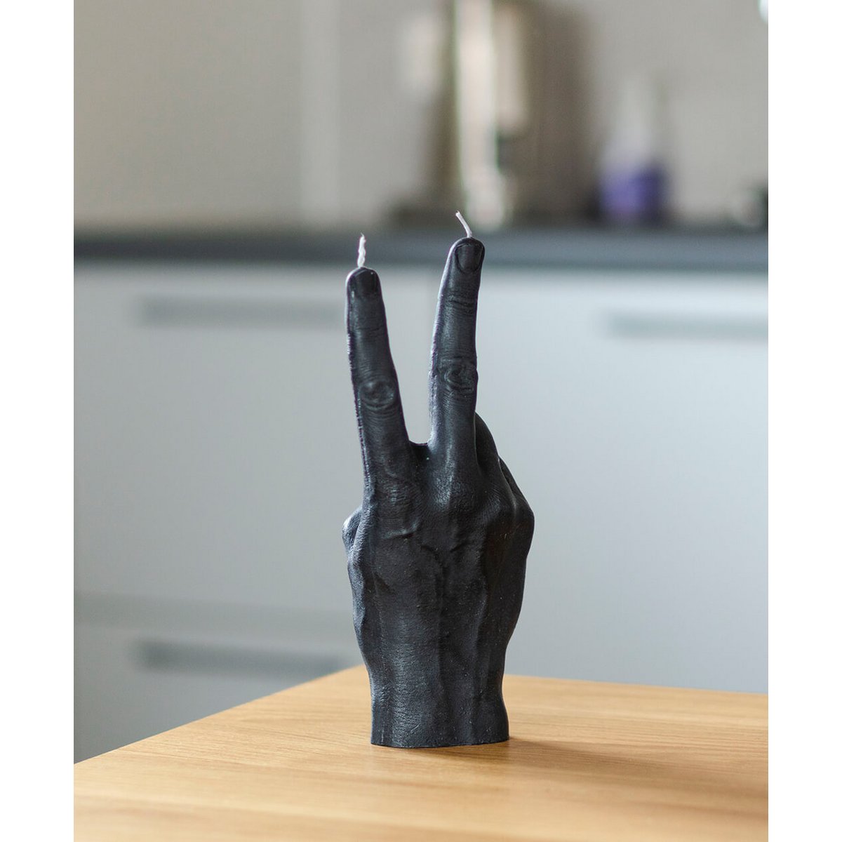 Peace Candle Zwart