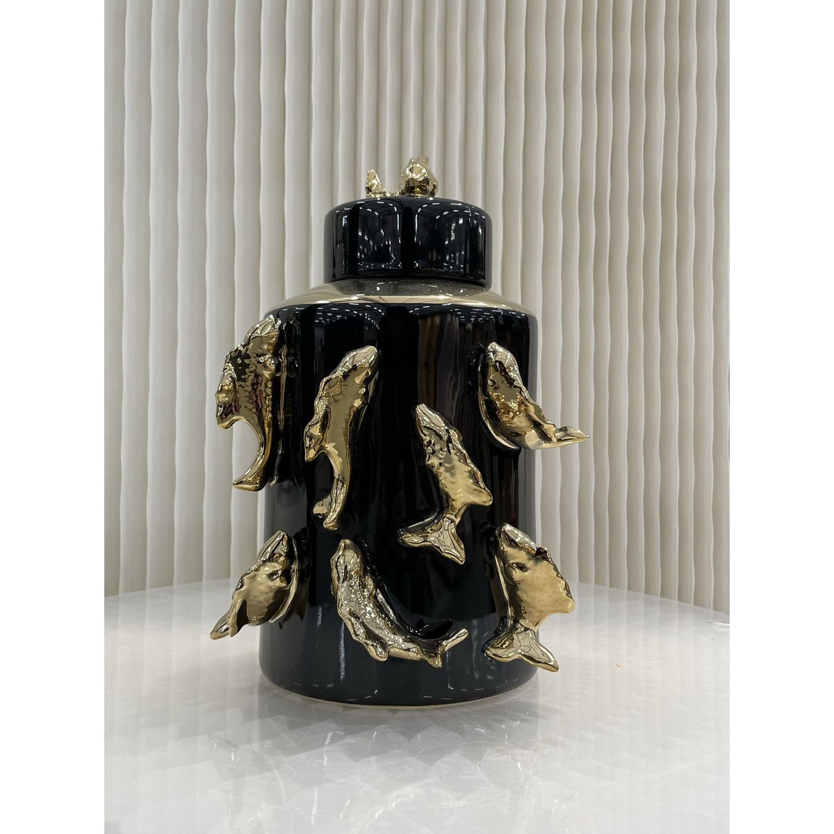 V-CF8134-11(JAR FISH BLACK)