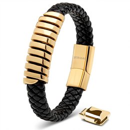 Pulsera de cuero "Helix"
