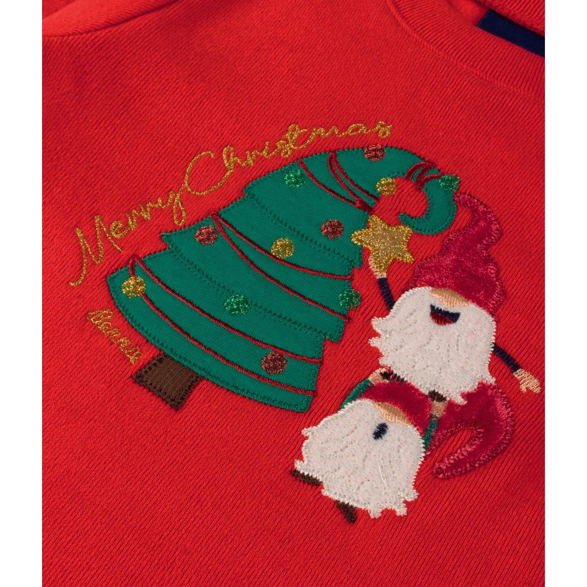 Baby Christmas Tree & Gnome Embroidered Sweater
