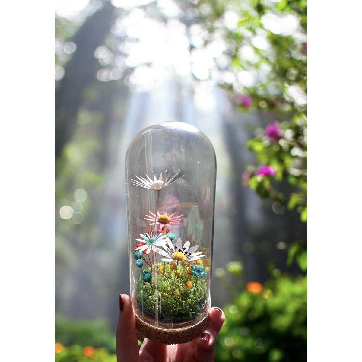 Pequeño jardín bajo el mundo (17x7.5 cm)