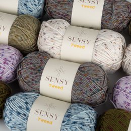 Sensy Tweed Garn, 3,5 oz, 214 Yards, Gauge 4 Medium