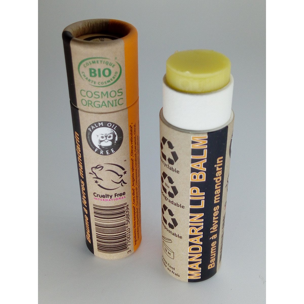 Mandarinen-Lippenbalsam 15 ml – ein Stück