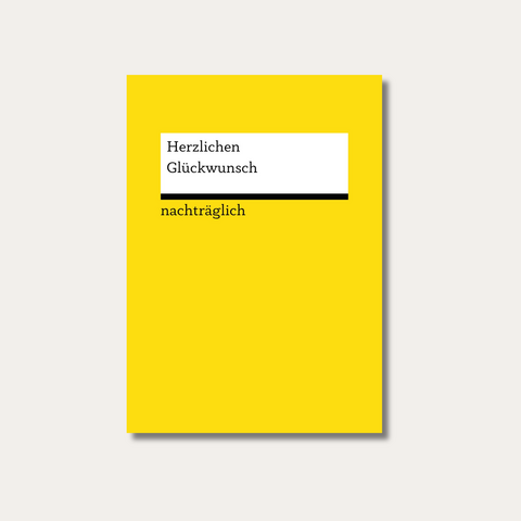 Ansichtkaart | Late beste wensen