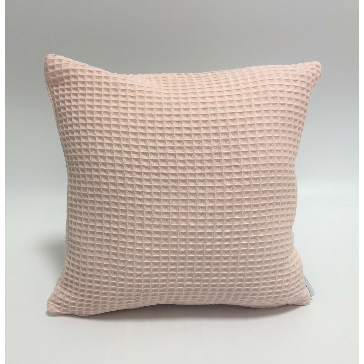 Stone pine cushion / decorative cushion waffle pique