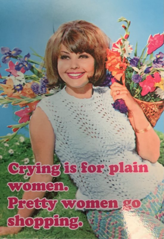 Postal Mujer llorando 10 uds.