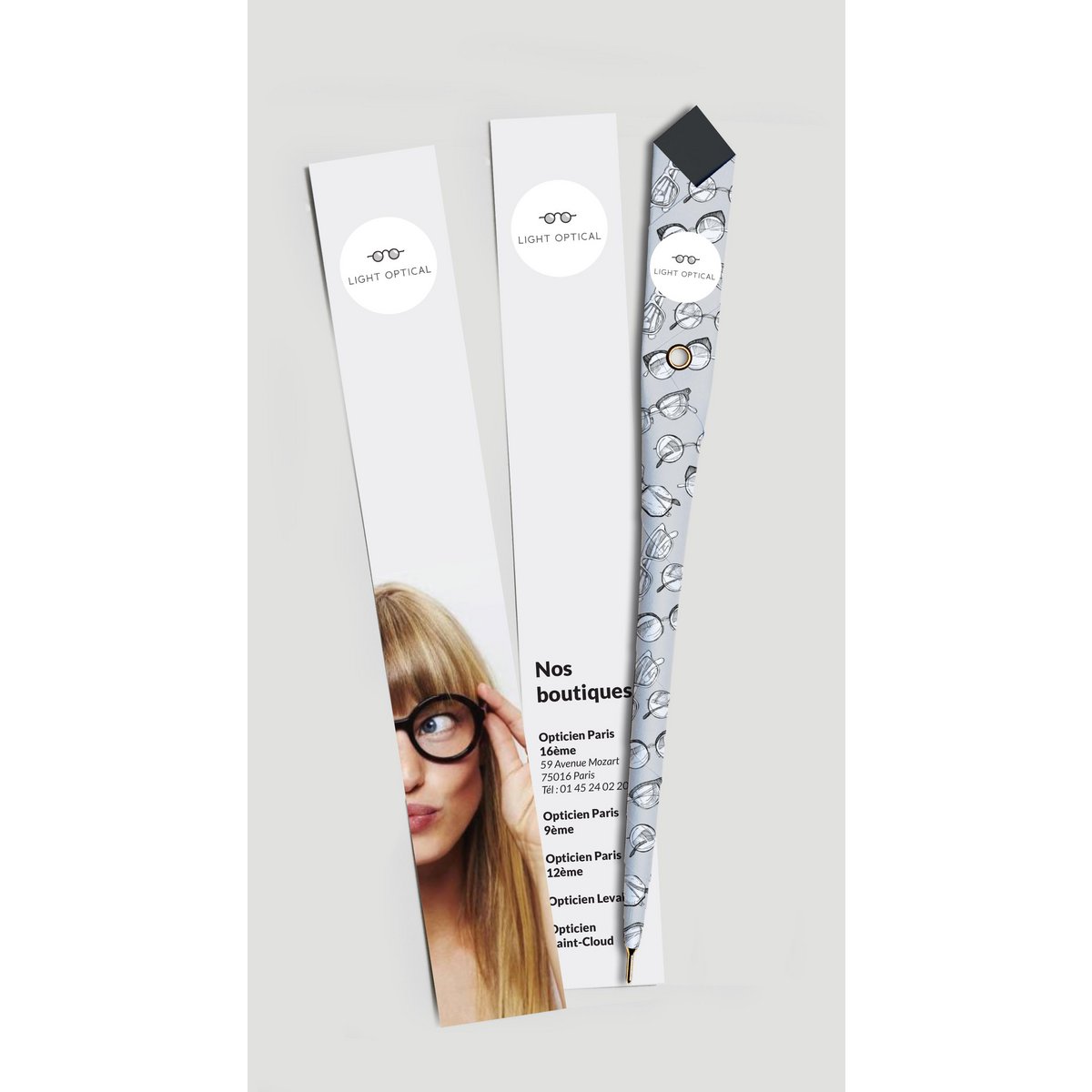 Personalisierter Papierstift – 50 Stifte – bis zu 2 Designs