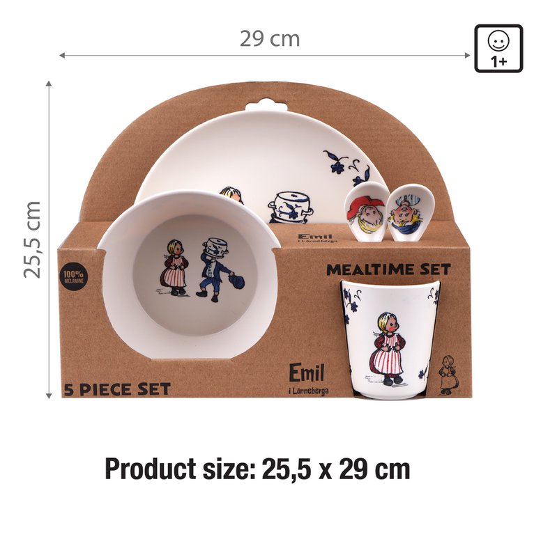 Emil - Mealtime Set - 5pcs - Trend