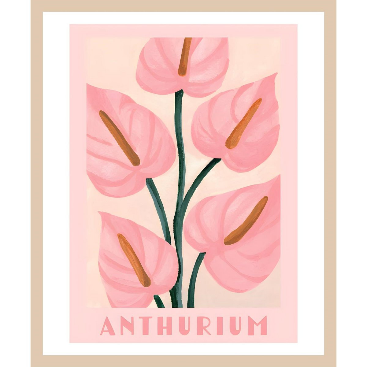 Rahmenbild - Anthurium