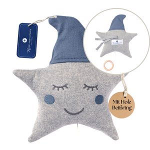 Blue-grey musical mobile star