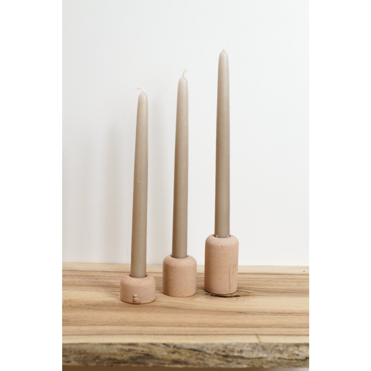 Sandstone candlesticks