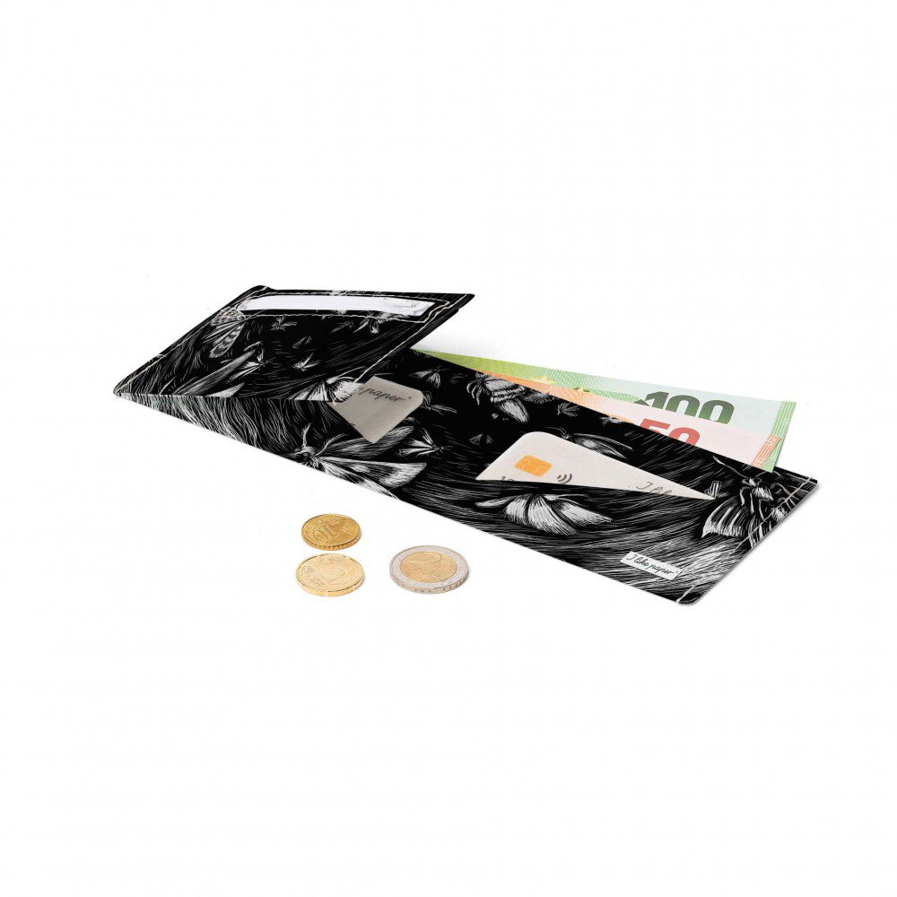 BUTTERFLY EFFECT Tyvek® cardboard wallet / purse