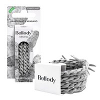 Haarelastiekjes Grijs - Bellody®(4 st.) - Stijlvolle gevlochten haarelastiekjes