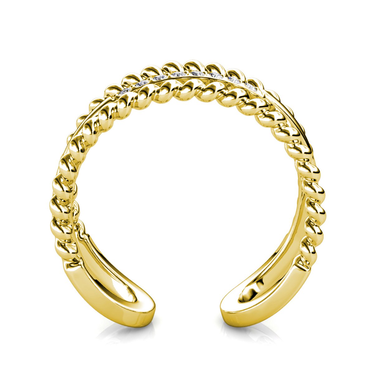 Irving Ring - Gold and Crystal