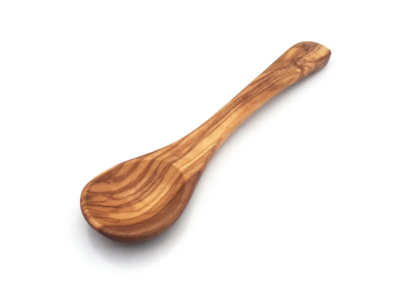Lepel 14 cm handgemaakt van olijfhout