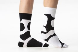 French mismatched socks Oh la Vache!