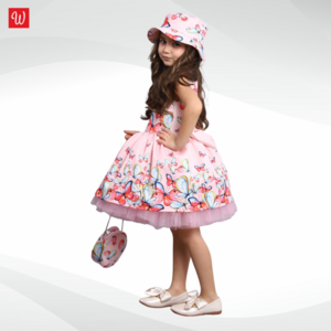 Kinderkleid mit Hut und Tasche "Schmetterling"/ BE 454-700