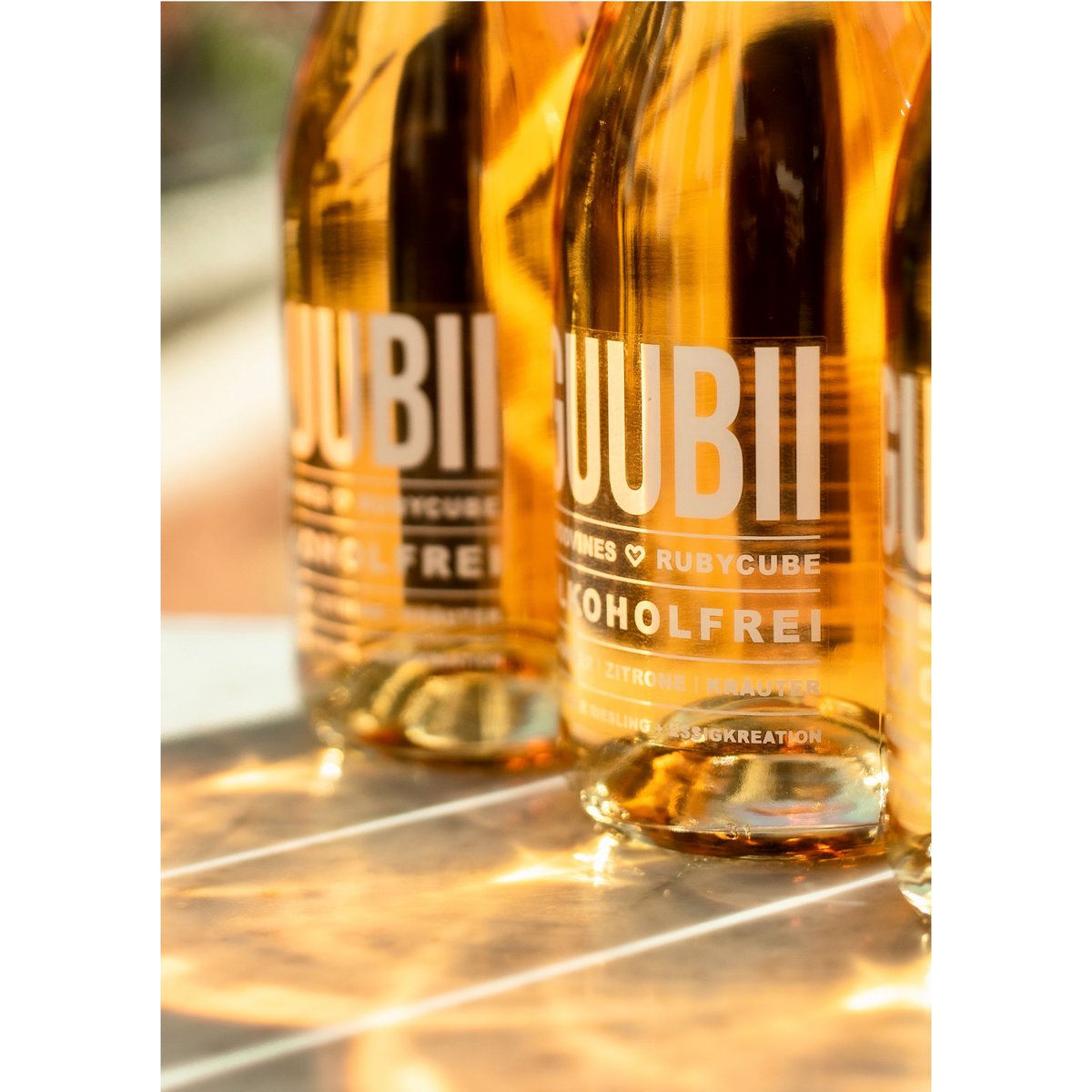 aperitivo espumoso sin alcohol - 0,75l | GUUBII saúco/limón