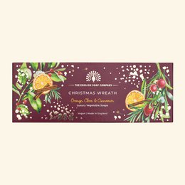 ENGLISH SOAP C° 3X100g zeep - Christmas Wreath
