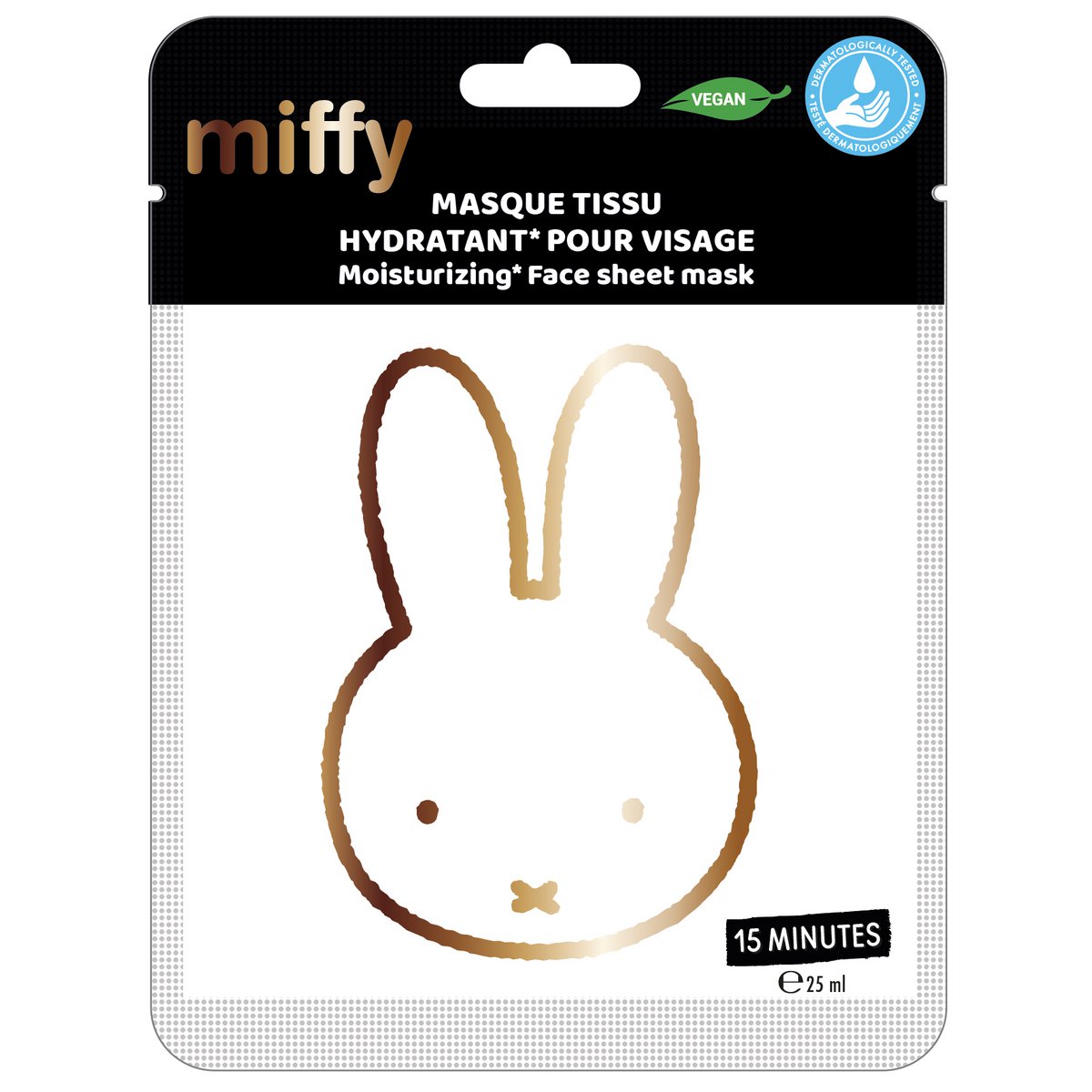 Miffy moisturizing face fabric mask